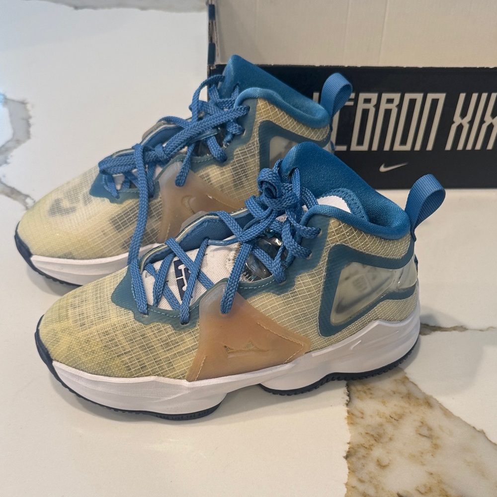 Nike LeBron XIX PS in White and Blue